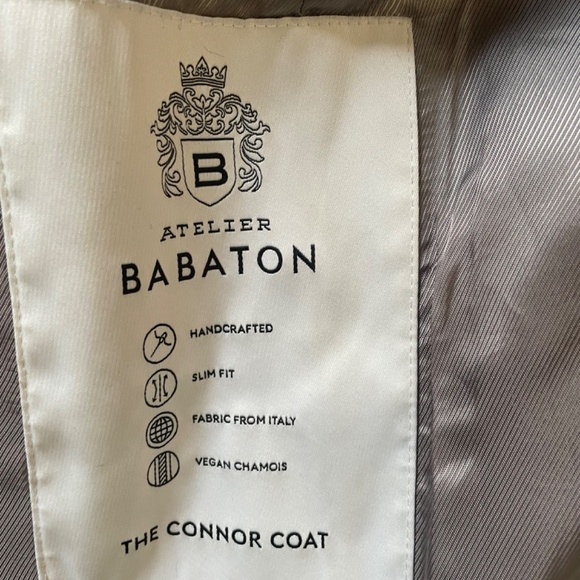 Aritzia Barton Conan grey wool long coar - Picture 6 of 7